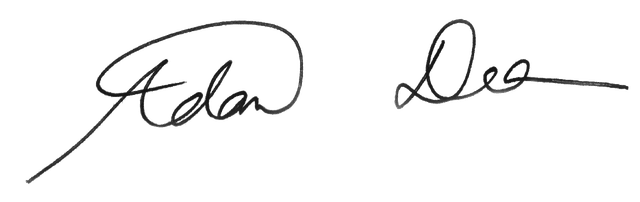 Adam Dean Signature